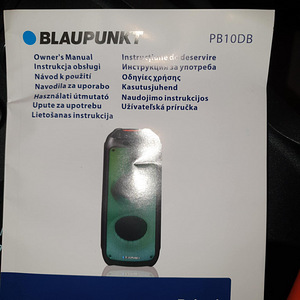 Kaasaskantav kõlar Blaupunkt PB10DB 1000 W (4 foto / 6)