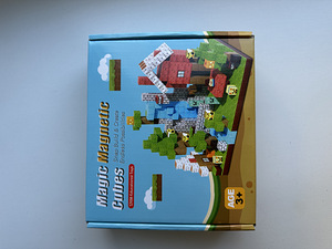 Magneetilised lego kuubikud "Minecraft metsaküla" (1 foto / 2)