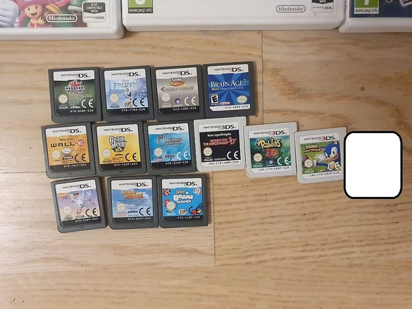 72 tk Nintendo 2DS, DS, DSI, DSI XLl, 3DS, 3DS XL mängu