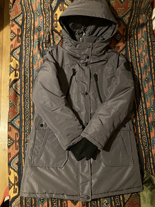 Lillakaspruun veekindel pikk talvejope L -XL (5 foto / 6)