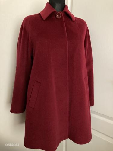 Короткое пальто из ангорской шерсти. Размер S. (фото #1)