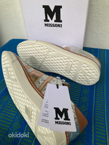 Новые кожаные кроссовки MMissoni 41 (фото #7)