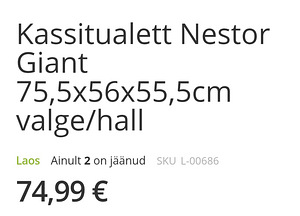 Savic Nestor GIGANT suurem kassitualett. (6 foto / 7)
