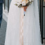 Свадебный комплект (платье, болеро, фата, украшение) (фото #1)