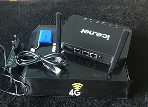 Sim 4g LTE akkuga router ICE NET 4G Smartrouter W1 (1 foto / 5)