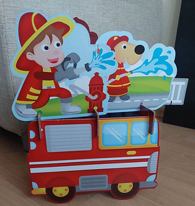 Väikelaste PUSLE "Tuletõrjeauto"