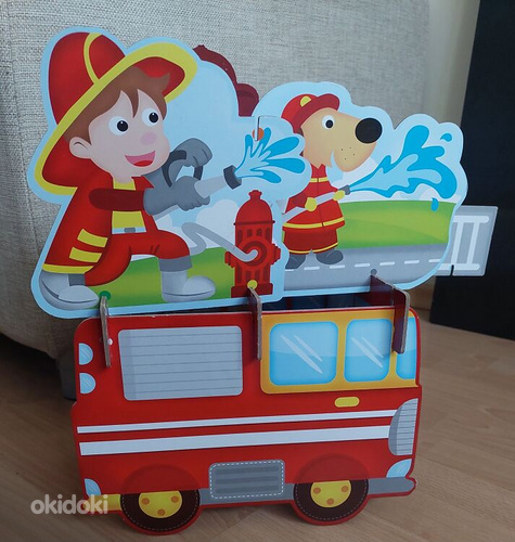 Väikelaste PUSLE "Tuletõrjeauto" (foto #1)