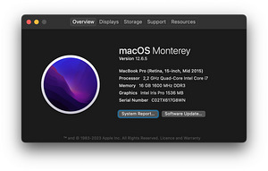 Apple MacBook Pro (Retina, 15-inch, Mid 2015) (5 foto / 9)