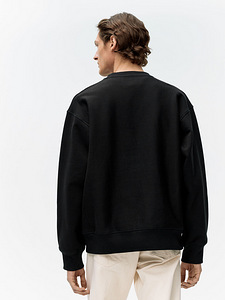 Свитшот ARKET (Loose Heavyweight Sweatshirt black) (3 фото из 3)