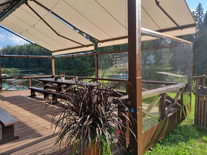 Izgatavojam caurspīdīgas sienas nojumēm, PVC tentus. (3 foto no 8)