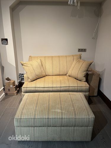 Sleeper Sofa with Leg Rest Poof (foto #2)