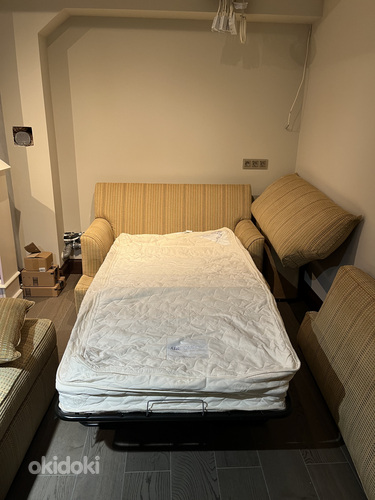 Диван-кровать с пуфом для ног (фото #7)
