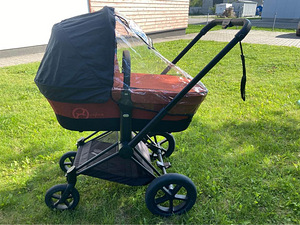 Cybex priam lux all-terrain autumn gold komplekt 3 in 1 + is (4 foto / 9)