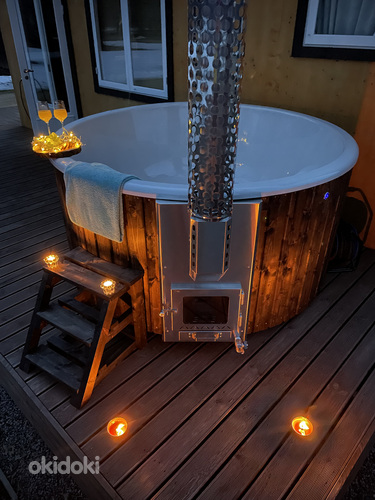 Новая гидромассажная ванна длиной 2 метра со светодиодной по (фото #3)