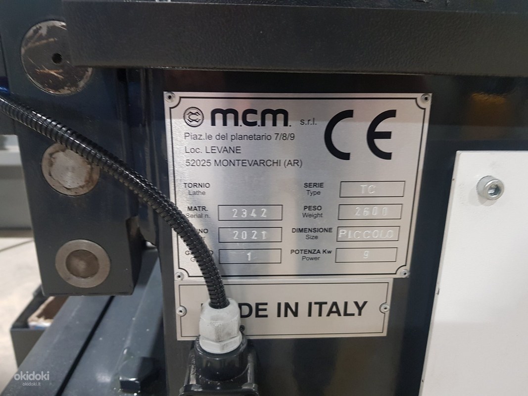 Новый токарный станок ТС 225 (Италия) (фото #3)