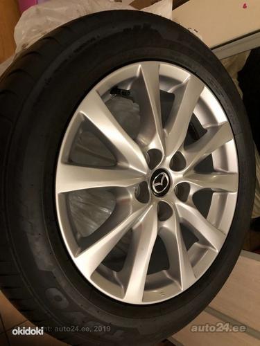 Mazda 6 2013+ новые литые диски с летними шинами (фото #1)