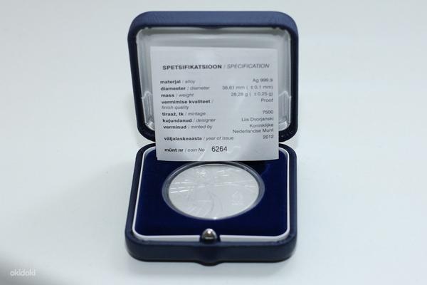 Eesti hõbedast meenemünt 12 euro 2012, Londoni olümpia (foto #2)