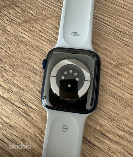 Apple Watch Series 6 Cellular+GPS 44mm Blue aluminium BH85% (фото #2)