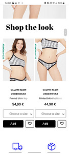 Calvin klein bikini for 75d-80c, штаны 38 (1 фото из 1)