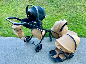 Коляска ANEX e type 2 в 1 + Cybex Cloud Q + Isofix - идеальн (4 фото из 7)