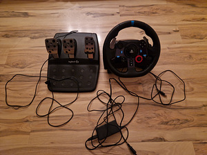 Rool Logitech G29 + Pedaalid (Playstation 3/4/5, PC) (1 foto / 1)