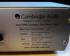 CD-проигрыватель Cambridge Audio azur 640C (5 фото из 5)