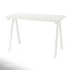 TROTTEN kirjutuslaud, 120x70 cm, valge, IKEA (foto #1)