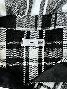 Check wool-blend overshirt Mango (4 foto / 6)