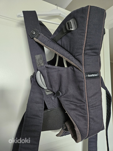 Babybjörn детский рюкзак-переноска, серый (фото #2)