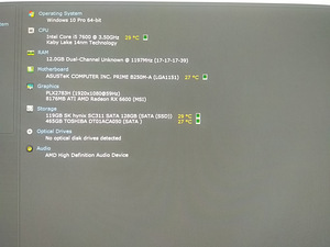 Intel I5-7600/B250M/12GB/SSD 128GB/HDD 500GB/RX 6600 8GB (2 foto / 10)