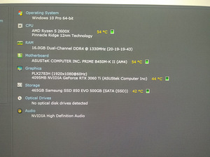 Ryzen 5 2600X/B450/16GB RAM/SSD 500GB/RTX 3060TI 8GB (2 foto / 10)