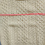 Белый шерстяной свитер с узорами. Арановский свитер. (фото #5)