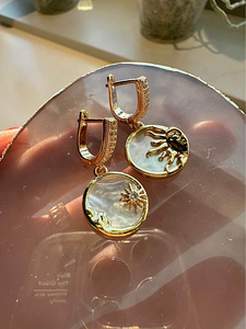 Sun and Moon komplekt. Kullatud 18k, pärlmutriga. (3 foto / 3)