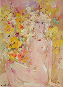 Metafoorne portree tellimisel akrüül/lõuend 40*80 cm (2 foto / 2)
