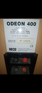 HECO odeon 400
Рабочее состояние, играют очень хорошо.
Информация и состояние на... (3 фото из 3)