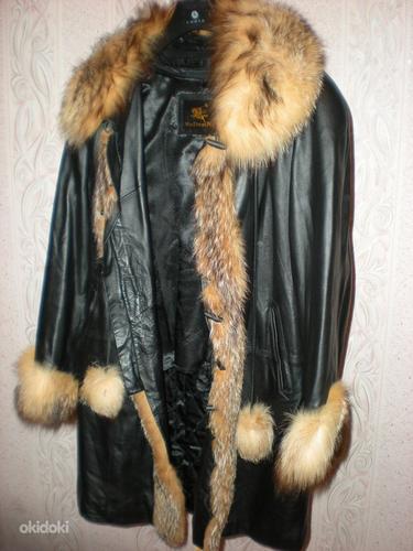 Кожаная куртка из натурального меха (фото #3)