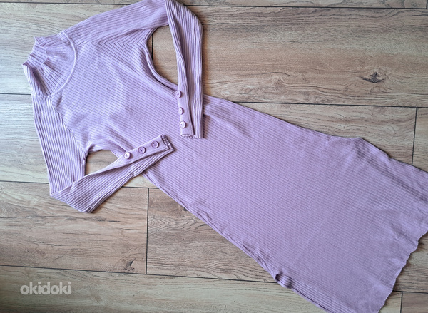 Новое светло-фиолетовое свитер-платье (S/M) (фото #5)