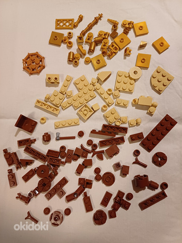 Lego Friends pruun/hall/must klots (foto #1)