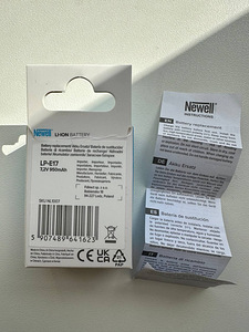 Newell aku Canon LP-E17 aku (950mAh) (5 foto / 6)