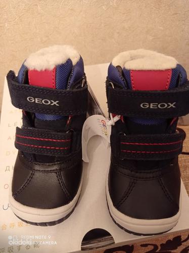 Зимние новые ботиночки Geox р 22(стелька 14,7) (фото #5)
