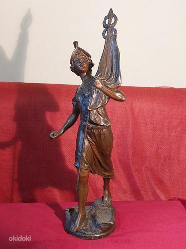 Старинная статуя металл. Высота 45см. Продается. Таллинн (фото #2)