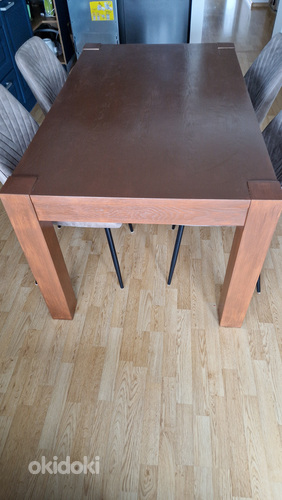 Дубовый кухонный стол 90х150 (фото #3)