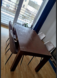 Tammest köögilaud 150x90x76 (2 foto / 2)