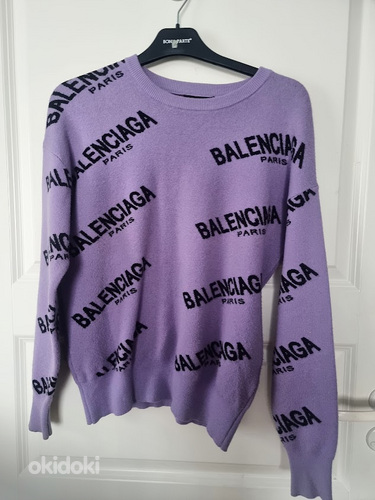 Фиолетовый свитер S (фото #1)