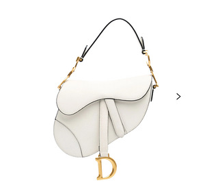 Dior saddle белая сумка (1 фото из 3)