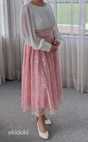 Розовое вечернее платье (фото #1)