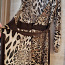Платье с леопардовым принтом М (фото #3)