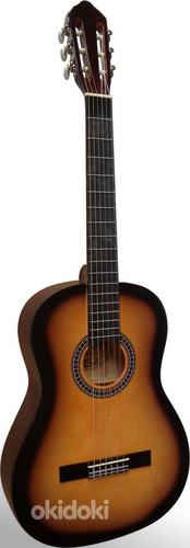 Классическая гитара с нейлоновыми струнами 4/4 + сумка + рем (фото #3)