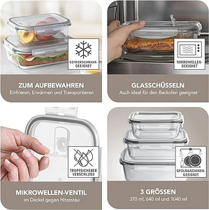 Good4U! MAXXMEE-Klick-it klaasist toidukonteinerid (5 foto / 5)