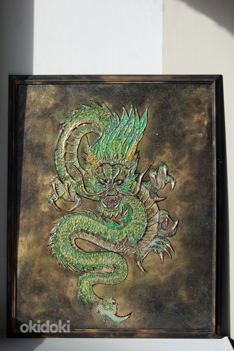 Текстурная картина "Дракон" (фото #2)